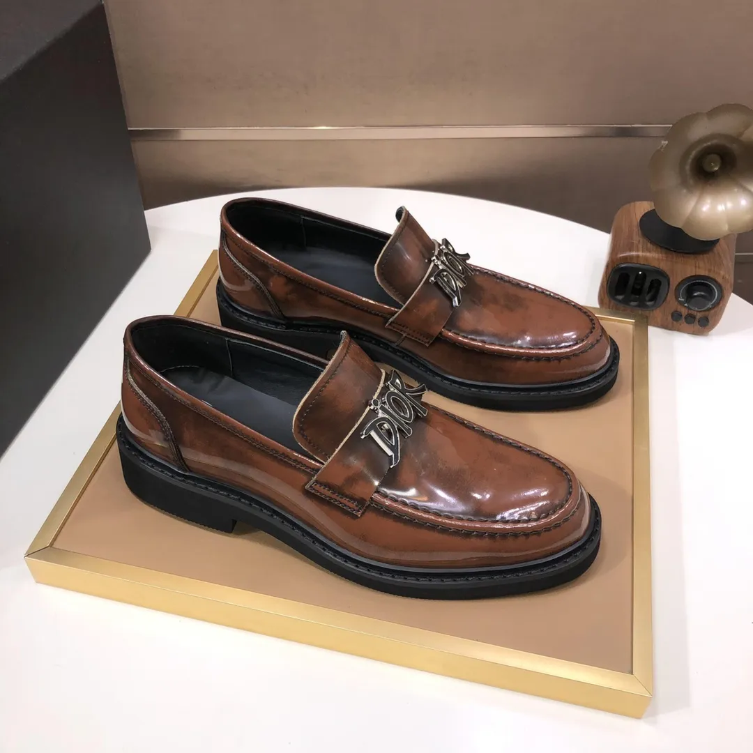 Men's shoes 💰680💰[Dior] (water-dyed cowhide lining) Dior original 1:1 high-quality factory, imported original materials, imported version of raw cowhide, water-dyed cowhide lining, original TPU outsole, code number: 38-44